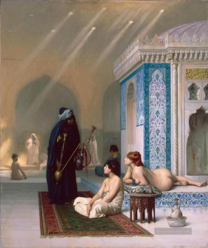 Jean Léon Gérôme Werke - Harem Pool Griechisch Araber Orientalismus Jean Leon Gerome